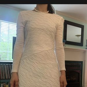 torn by ronny kobo mini dress in white